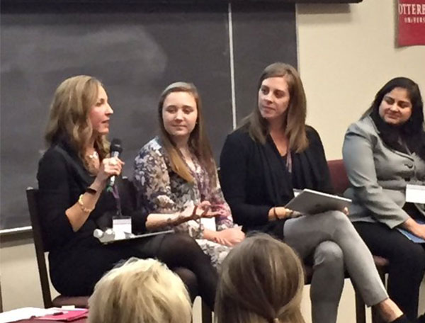 Cybervation and Cool Tech Girls founder and CEO, Purba Majumder, participated on the panel on STEM held by the Enterprising Women Foundation at Otterbein University on Jan. 20.